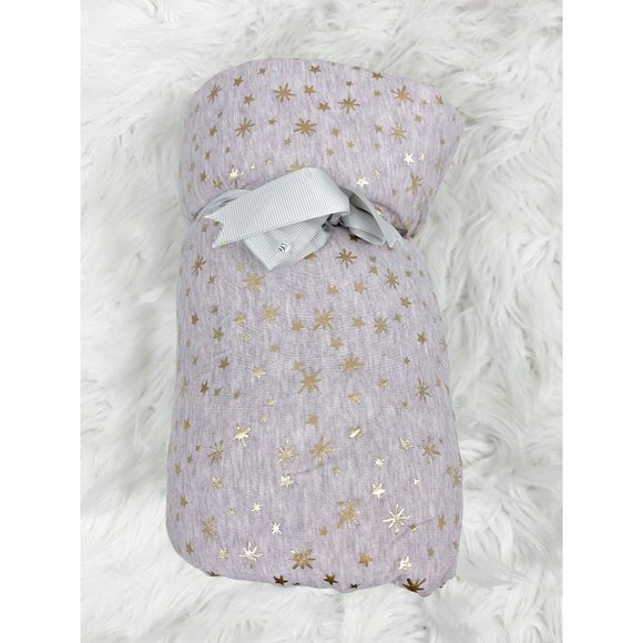Pottery Barn Kids Bedding Pottery Barn Kids Metallic Star Sherpa Baby Blanket Lavendar Pink